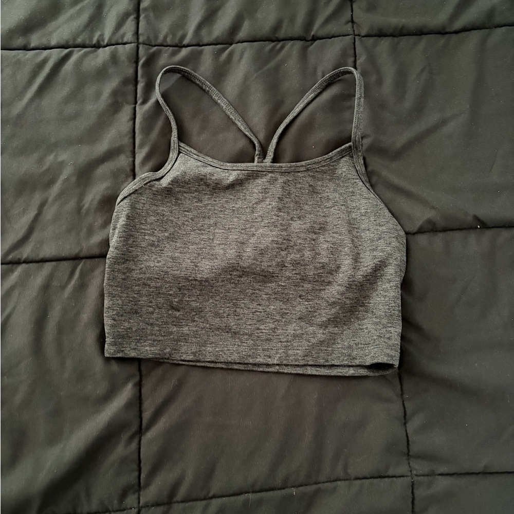 Offline by Aerie Heather Gray Non-Padded Bralette